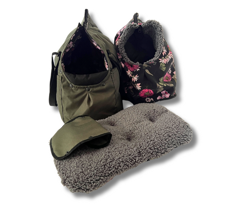 Wintertasche "In Khaki" / Gr. S, M, L, XL - Lieferzeit ca. 8 Wochen NACH Ihrer Bestellung