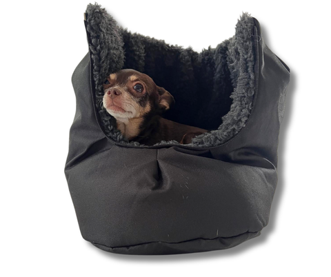 Kuschelinlay Gr. M mit weichem Teddyplüsch als separater Kuschelplatz für kleine Hunde