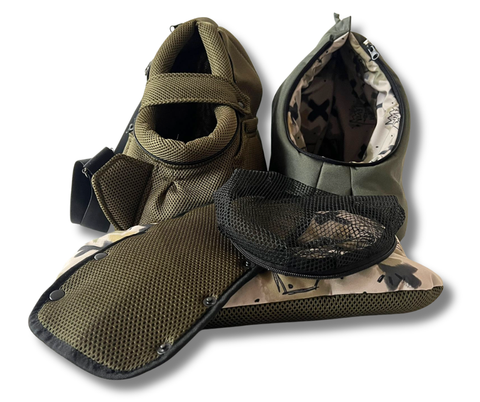 Multifunktionale Slingtasche für kleine Hunde bis 2,5 kg mit herausnehmbarem Inlay, Sicherheitsnetz und atmungsaktivem Mesh-Stoff von Lucy & Fly