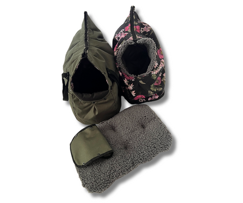 Wintertasche "In Khaki" / Gr. S, M, L, XL - Lieferzeit ca. 8 Wochen NACH Ihrer Bestellung