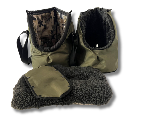 Wetterfeste Wintertasche "Olivgrün" / Gr. S, M, L, XL - Lieferzeit ca. 8 Wochen NACH Ihrer Bestellung