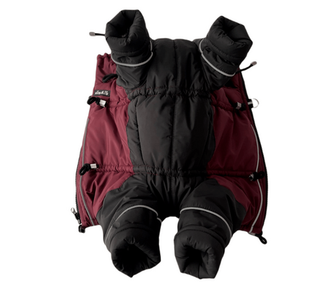 Miss Flexi - Verstellbare Wintermäntel mit Bauchschutz für Weibchen, WASSERDICHT