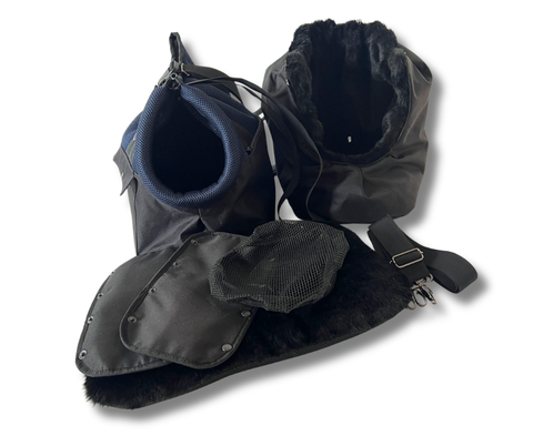 Hundetasche mit stabilem Boden und weichem Inlay für Hunde bis 5 kg