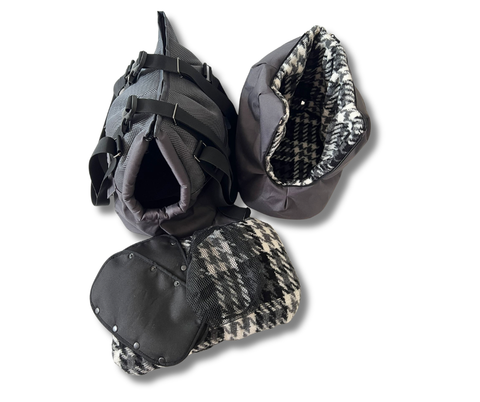 Sommertasche grau mit herausnehmbarem Inlay und Bodenplatte