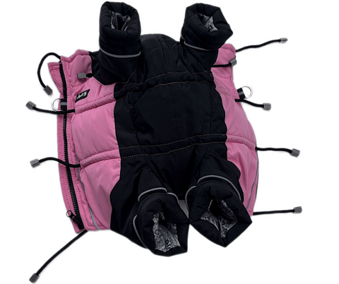 Miss Flexi - Verstellbare Wintermäntel mit Bauchschutz für Weibchen, WASSERDICHT