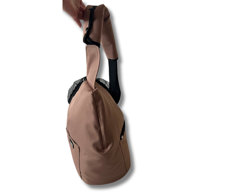 Wetterfeste Sling-Wintertasche "In Beige"  mit abnehmbarem Fensternetz - Lieferzeit ca. 8 Wochen NACH Ihrer Bestellung