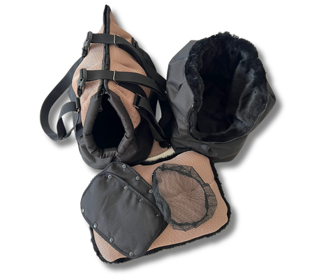 Komfortable luftige Hundetasche-Rucksack Sommer für kleine Hunde