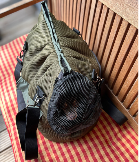 Sommertasche Gr. M Olivgrün für Hunde bis 5 kg