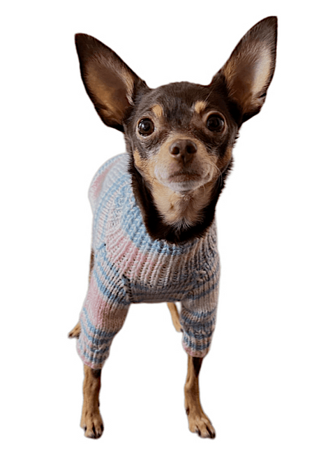 Dog sweater for females "Markl", RL 25-28cm / BU 32cm-37cm